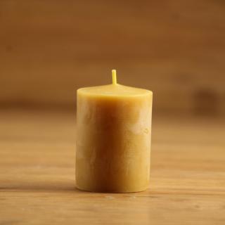 Bienenwachskerze Stumpen 6x4,5 cm Wulksfelde