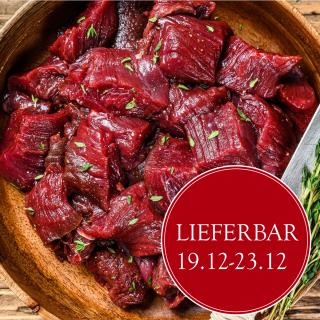 VB Fonduefleisch Hirschkeule ca. 250 g nur 19.12.-23.12