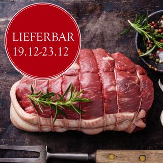 VB Hirschkeule ohne Knochen ca. 2 kg nur 19.12.-23.12
