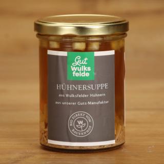 Hühnersuppe im Glas Wulksfelde