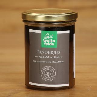 Rinderjus im Glas Wulksfelde