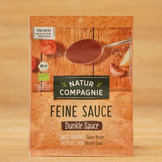 Dunkle Sauce feinkörnig