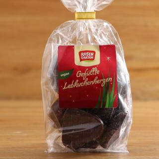 Lebkuchen Herzen mit Aprikosenfruchtfüllen Zartbitter