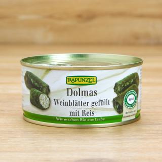 Dolmas Weinblätter gefüllt mit Reis