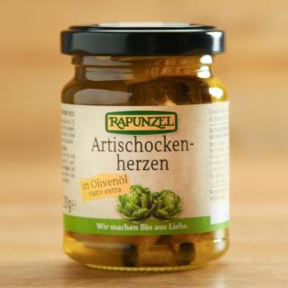 Artischockenherzen in Olivenöl 120 g