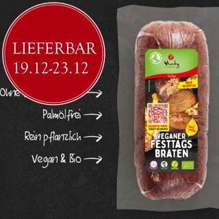 VB Veganer Festtagsbraten 750 g nur 19.12.-23.12