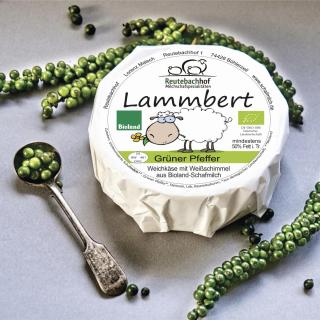 Lammbert Schaf Weichkäse grüner Pfeffer 50%