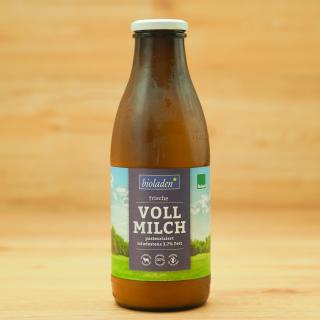 Vollmilch bioladen 3,7 % 1 l