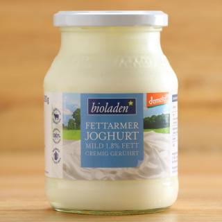 Joghurt natur mild 1,8% Demeter 500g Glas