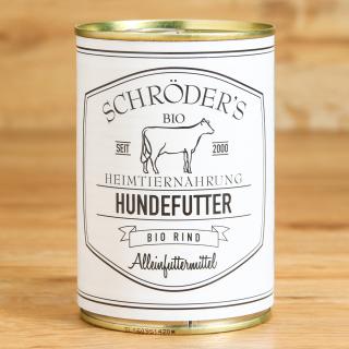 Hundefutter Rind 400 g