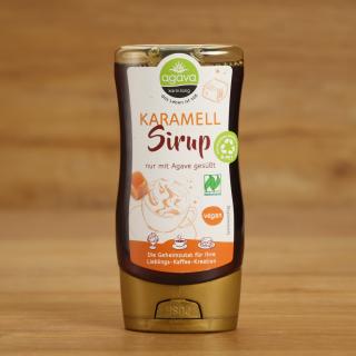 Karamellsirup aus Agavendicksaft