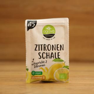 Zitronenschale gerieben