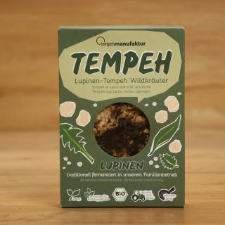 Tempeh Lupinen Wildkräuter