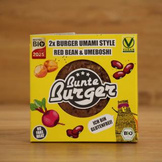 Burger Red Bean Umami Style vegan
