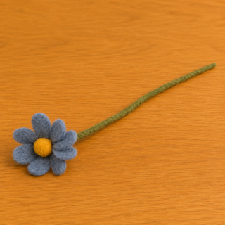 Filzblume Anemone - hellblau