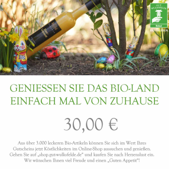 Gutschein mit Ostermotiv 30 €
