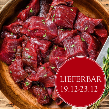 VB Fonduefleisch Hirschkeule ca. 250 g nur 19.12.-23.12