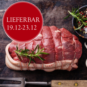 VB Hirschkeule ohne Knochen ca. 2 kg nur 19.12.-23.12