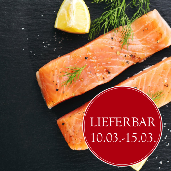 Irisches Lachsfilet mit Haut, mariniert ca. 250 g nur 09.03.-14.03.