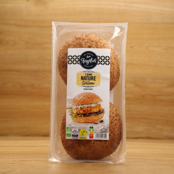 Burger Buns - Hamburger Brötchen mit Sesam 2 Stk.