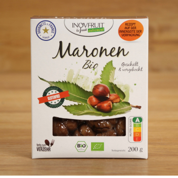 Maronen gekocht und vakuumiert
