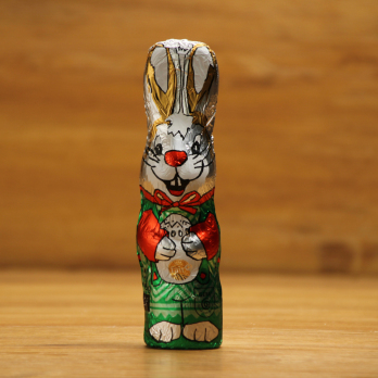 Osterhase Vollmilch in Stanniol
