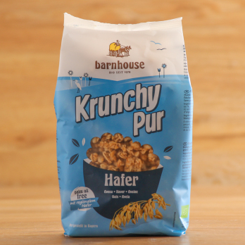 Müsli Krunchy Hafer alternativ gesüßt