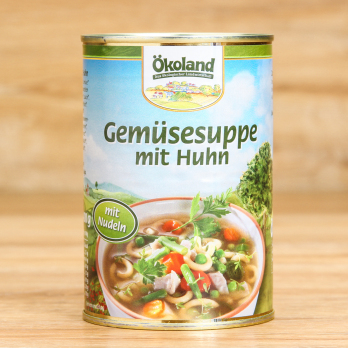 Gemüsesuppe mit Huhn