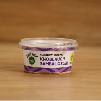 Junge Wilde Cashew Creme Knoblauch Sambal Oelek