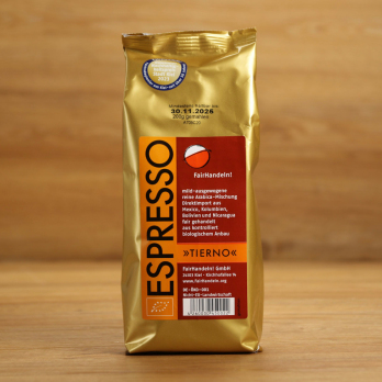 Espresso Tierno, gemahlen