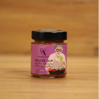 Mezze Dip - gegrillte Aubergine & Florina Paprika