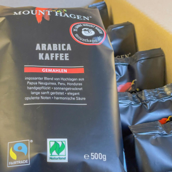 12x Kaffee gemahlen fairtrade
