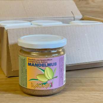 6x Mandelmus geröstet gesalzen