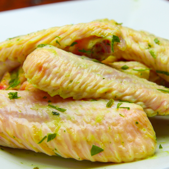 Hähnchenflügel Bärlauch 4 Stk ca. 300g