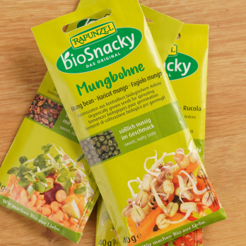 Keimsaat Mungbohnen bioSnacky