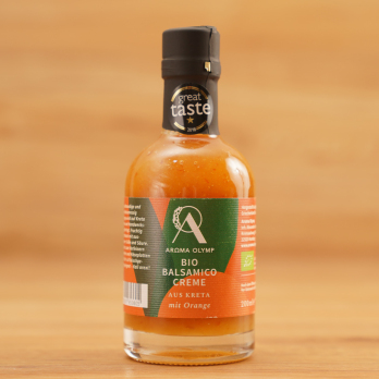 Balsamico Creme mit Orange aus Kreta