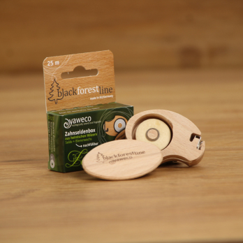 Zahnseidebox aus heimischem Holz